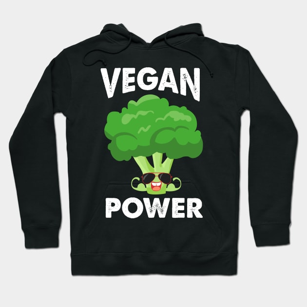 Vegan Power T-Shirt gift Hoodie by Lomitasu